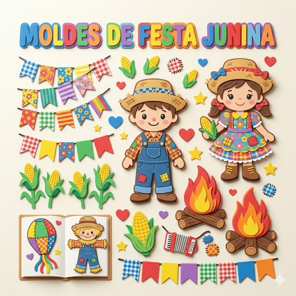 Moldes da Festa Junina